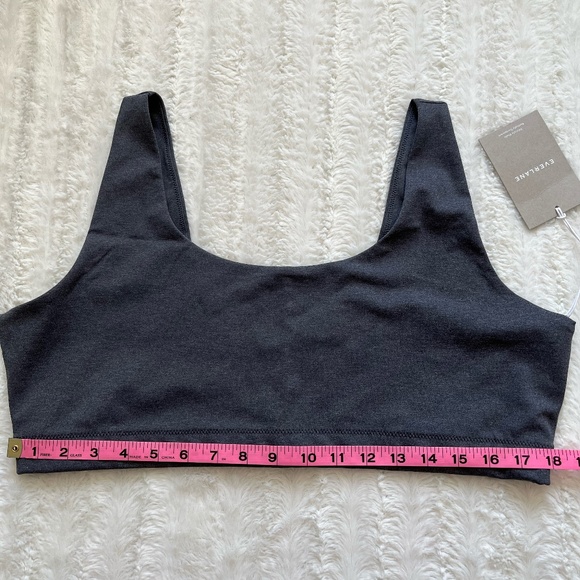 NWT EVERLANE The Perform Bra in Heathered Charcoal sz XXL - Picture 8 of 9